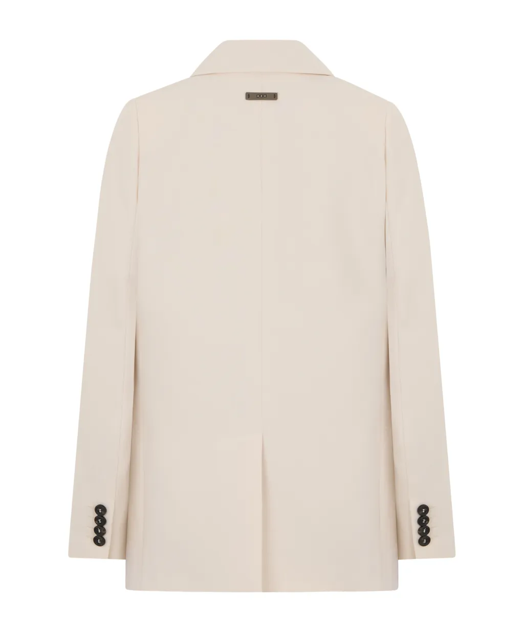 Button Single-Breasted Blazer