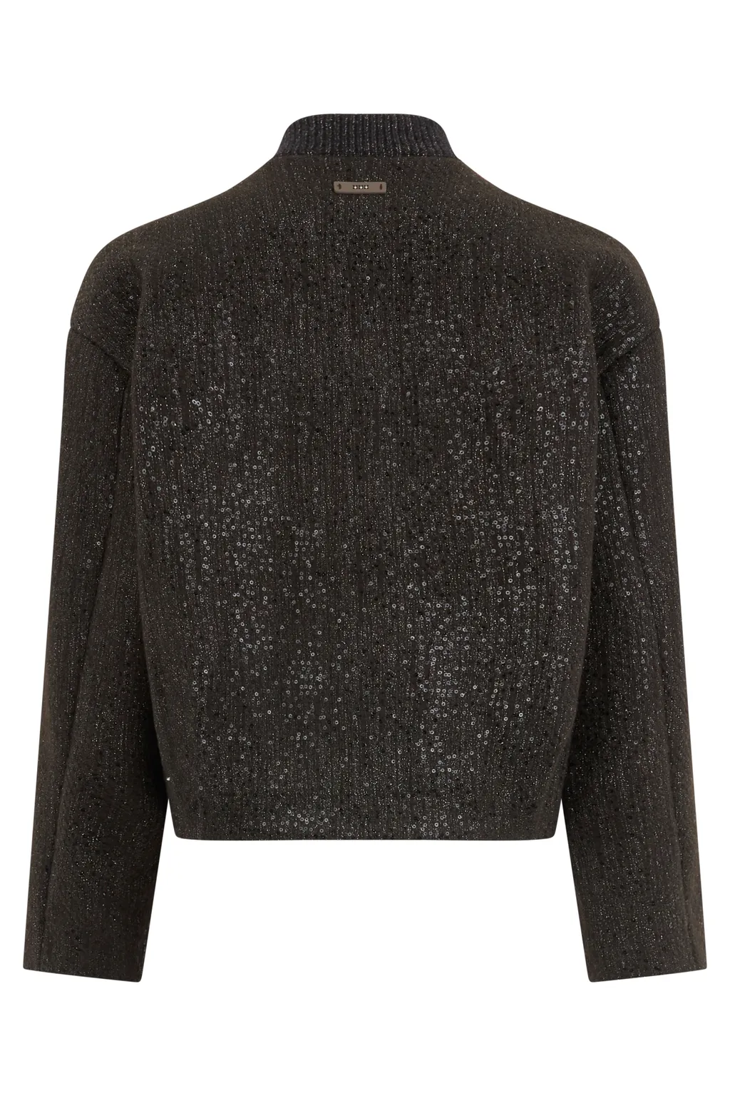 Sequin-Embellished Zip Jacket