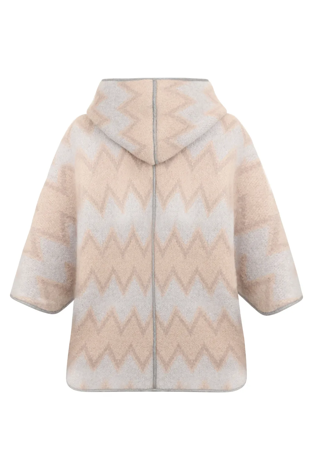 Zig Zag Hooded Coat