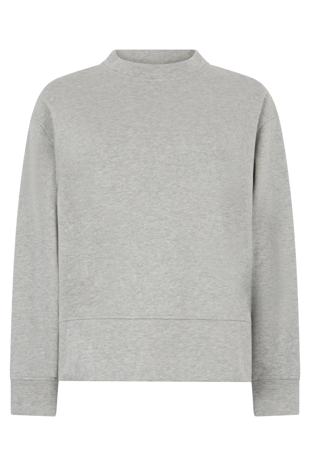 Side-Slits Crew-Neck Sweatshirt