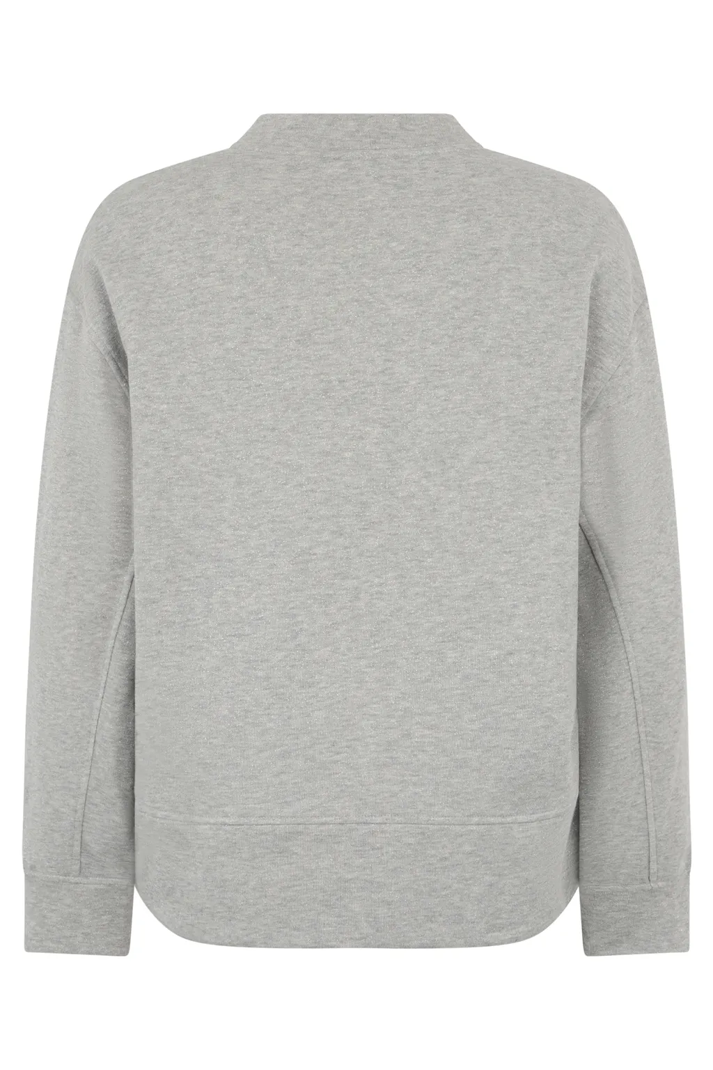 Side-Slits Crew-Neck Sweatshirt