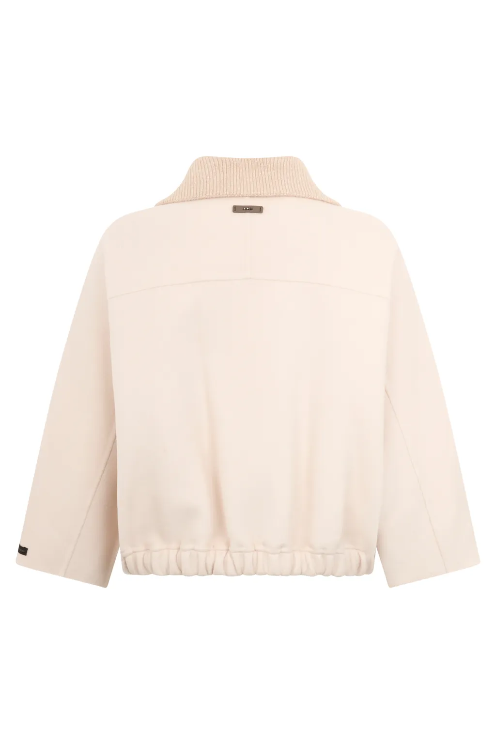 Spread-Collar Virgin Wool Blend Jacket