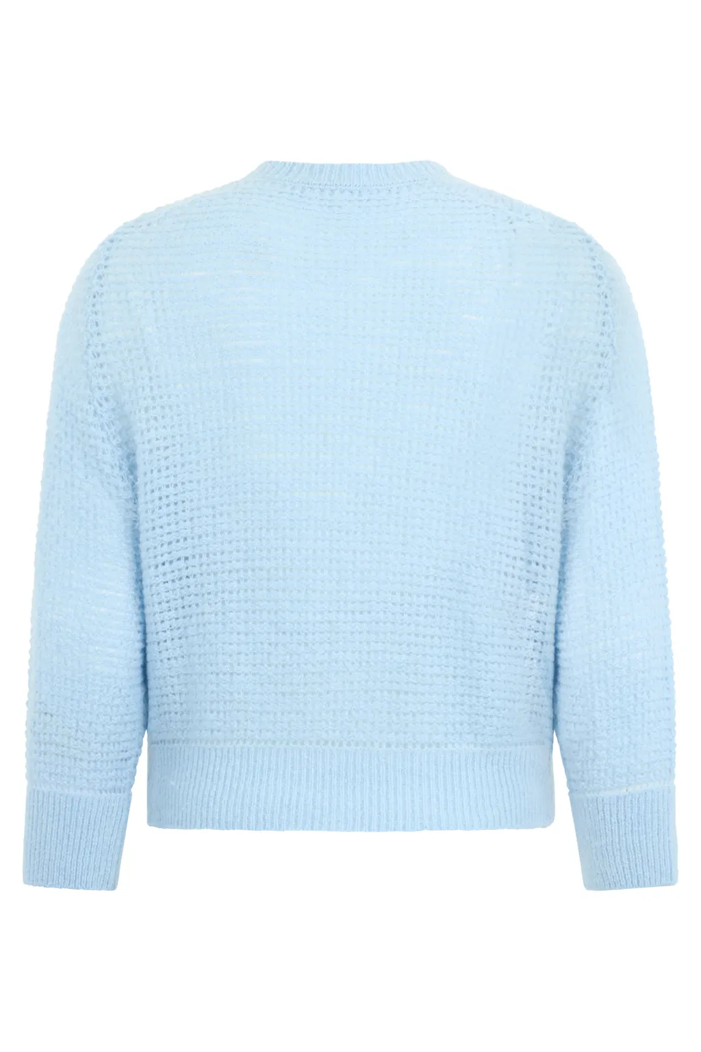Crew-Neck Waffle-Knit Jumper