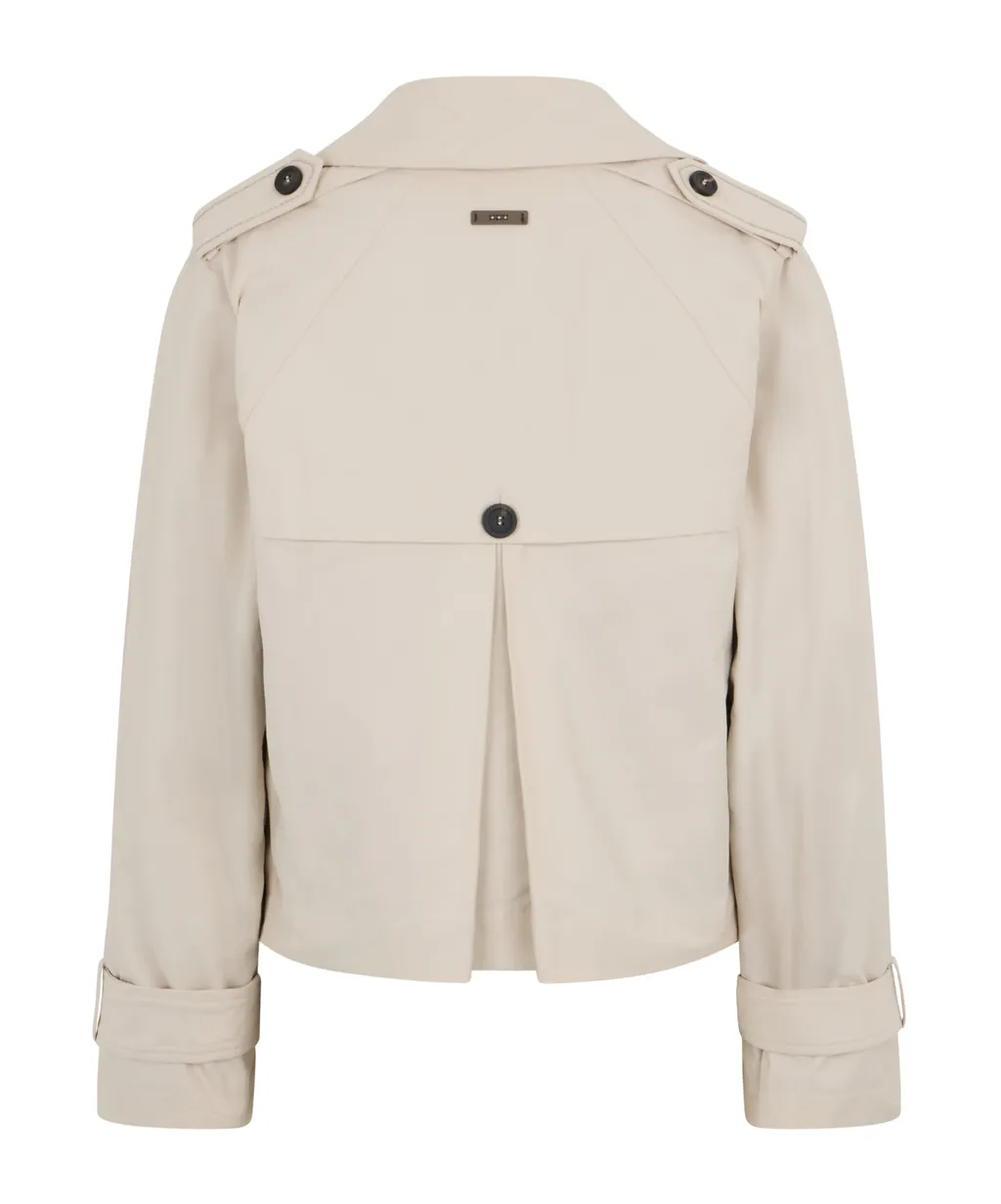 Double-Breasted Trench Jacket