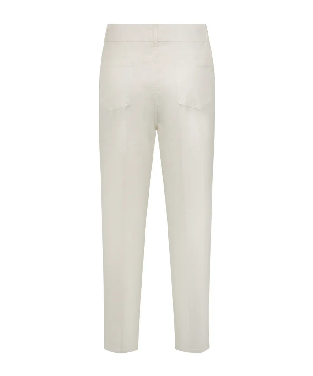 Buttoned Straight Trousers