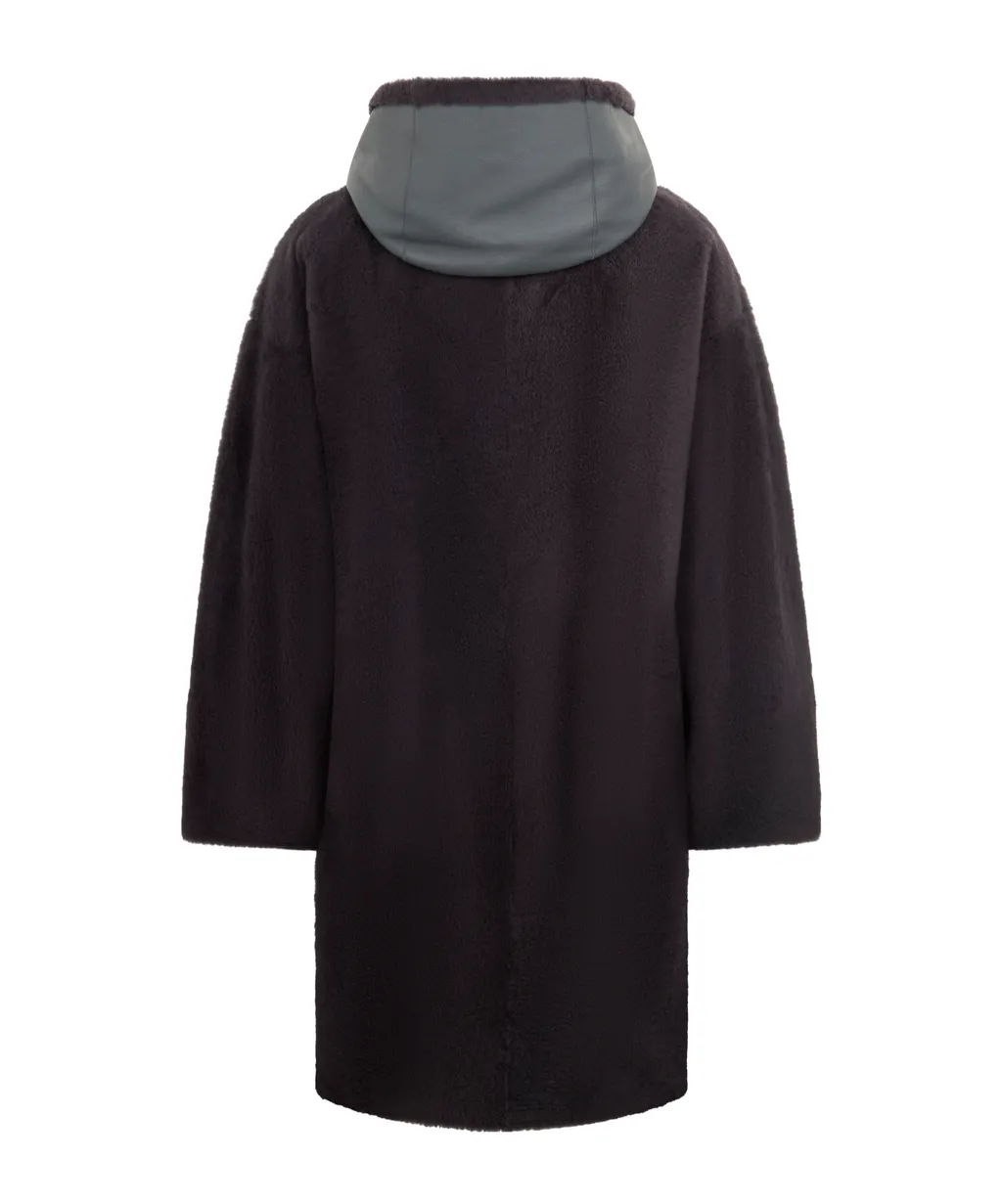 Fur Long-Sleeved Coat