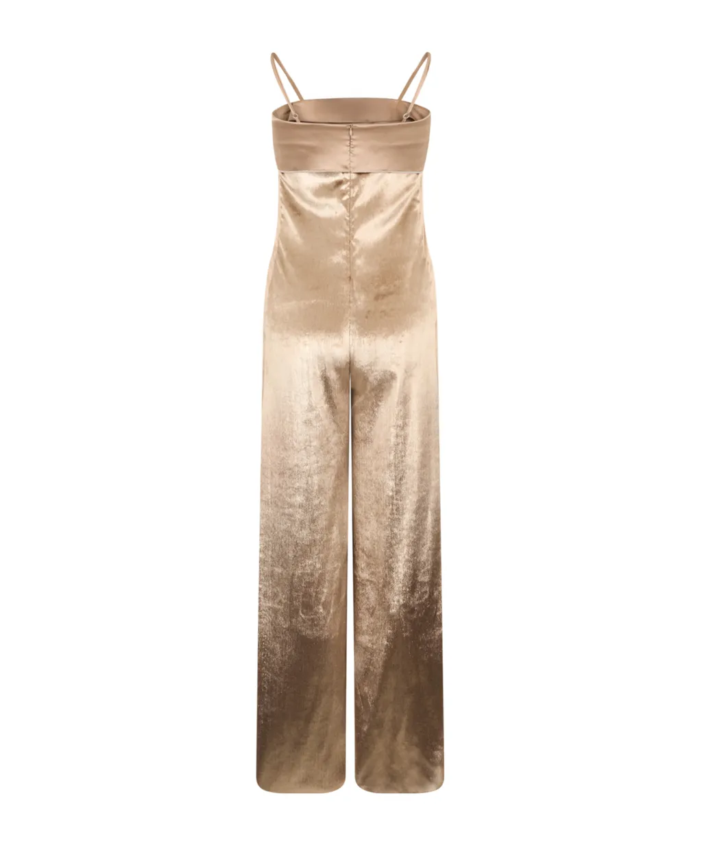 Sleeveless Crushed-Velvet Dress