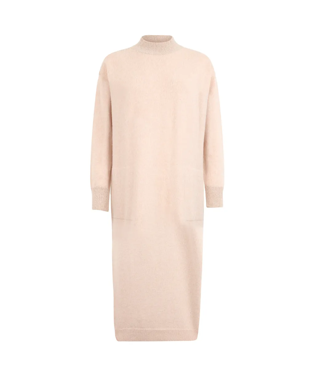 Felted Tricot Midi Dress