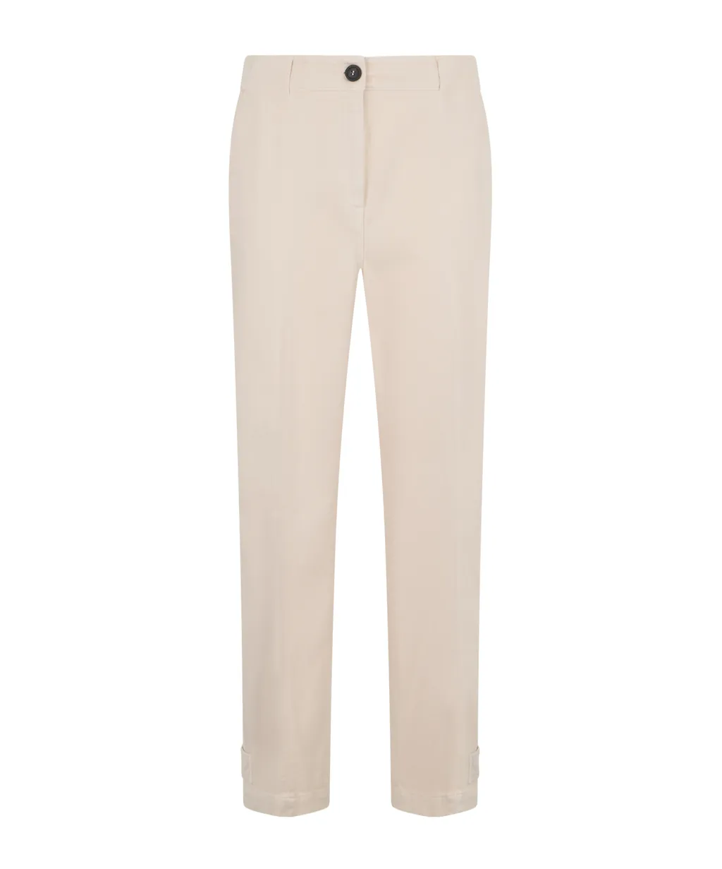 Buttoned Straight Trousers