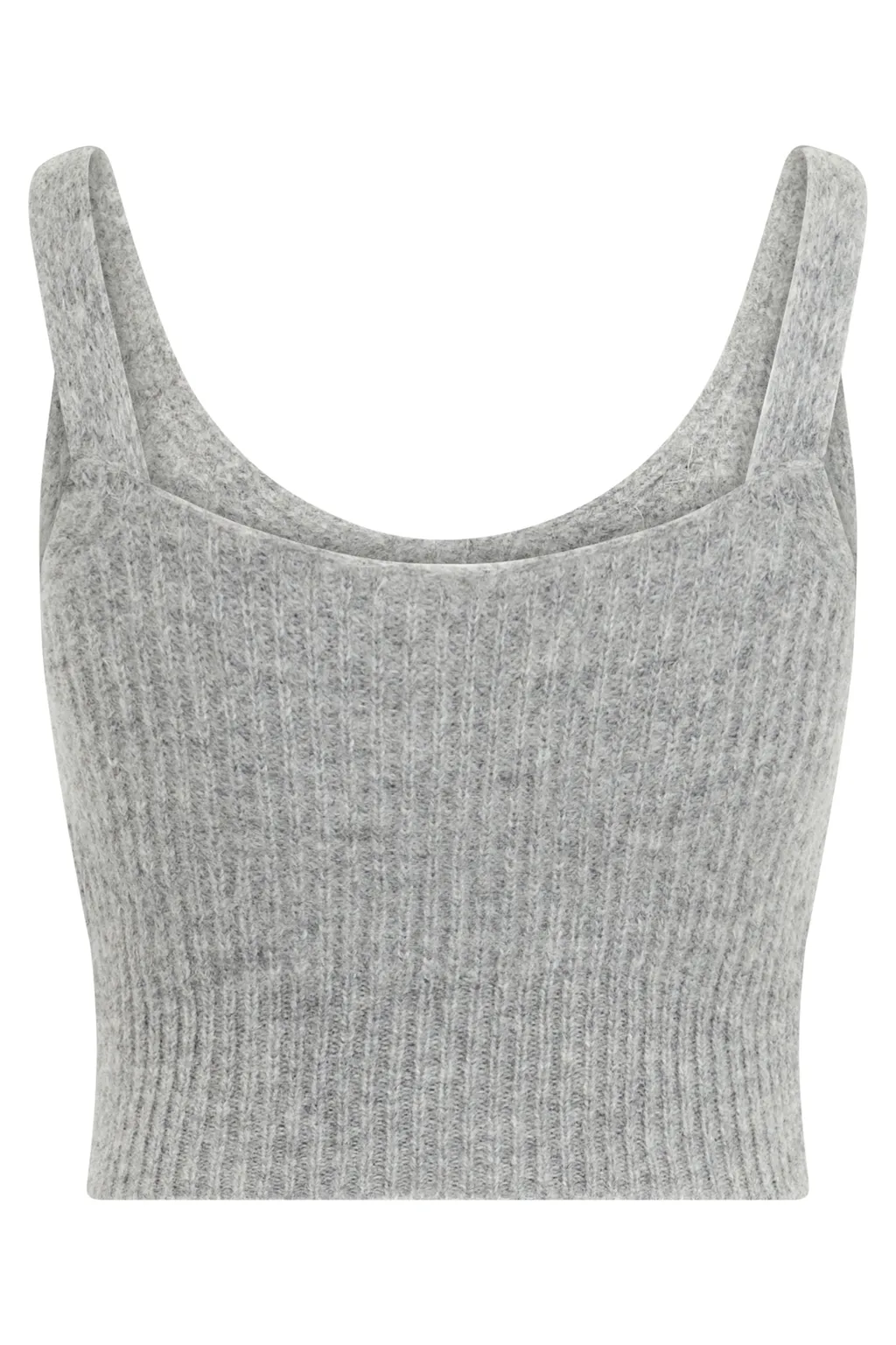 Sequin-Embellished Ribbed Crop Top