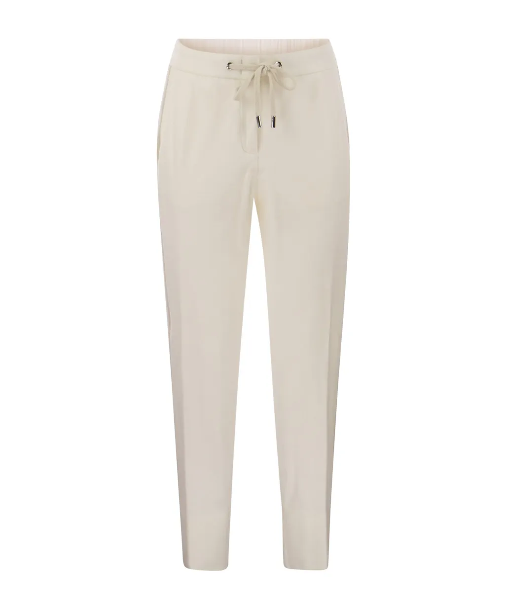 Drawstring-Waist Track Trousers