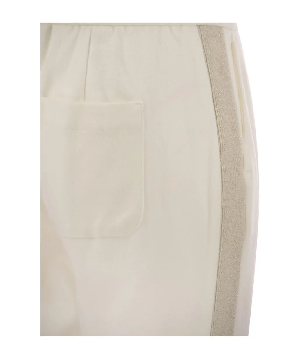 Drawstring-Waist Track Trousers