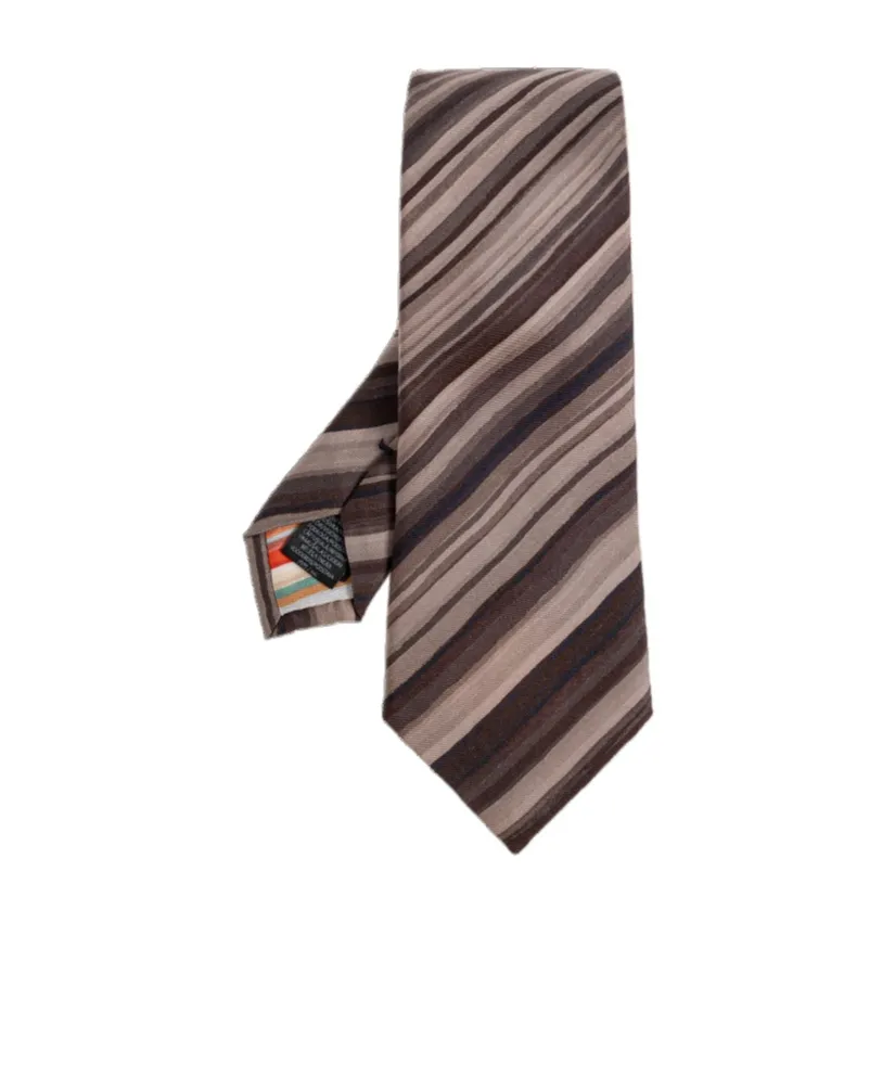 Paul Smith Striped Printed Tie