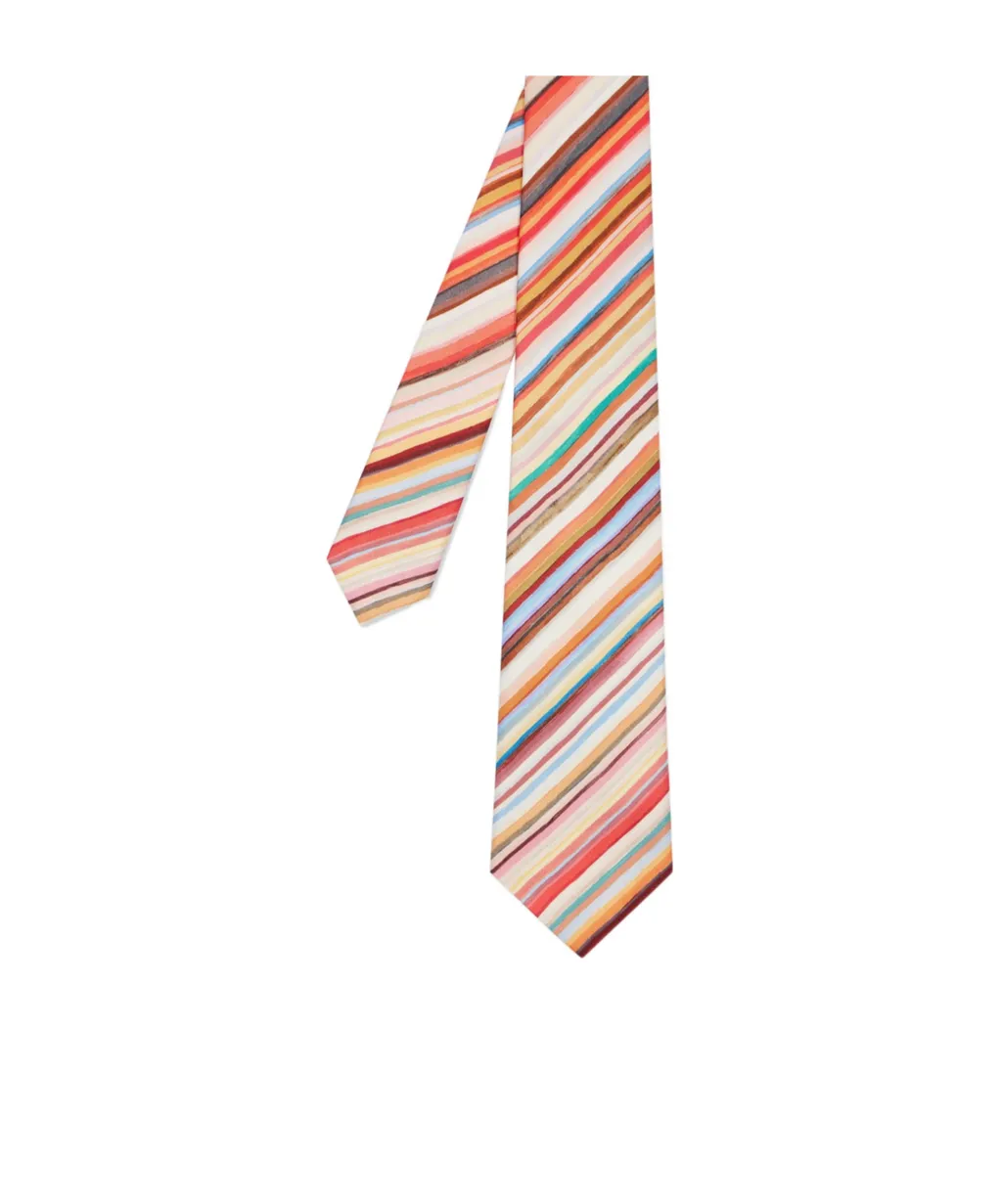 Paul Smith Striped Printed Tie