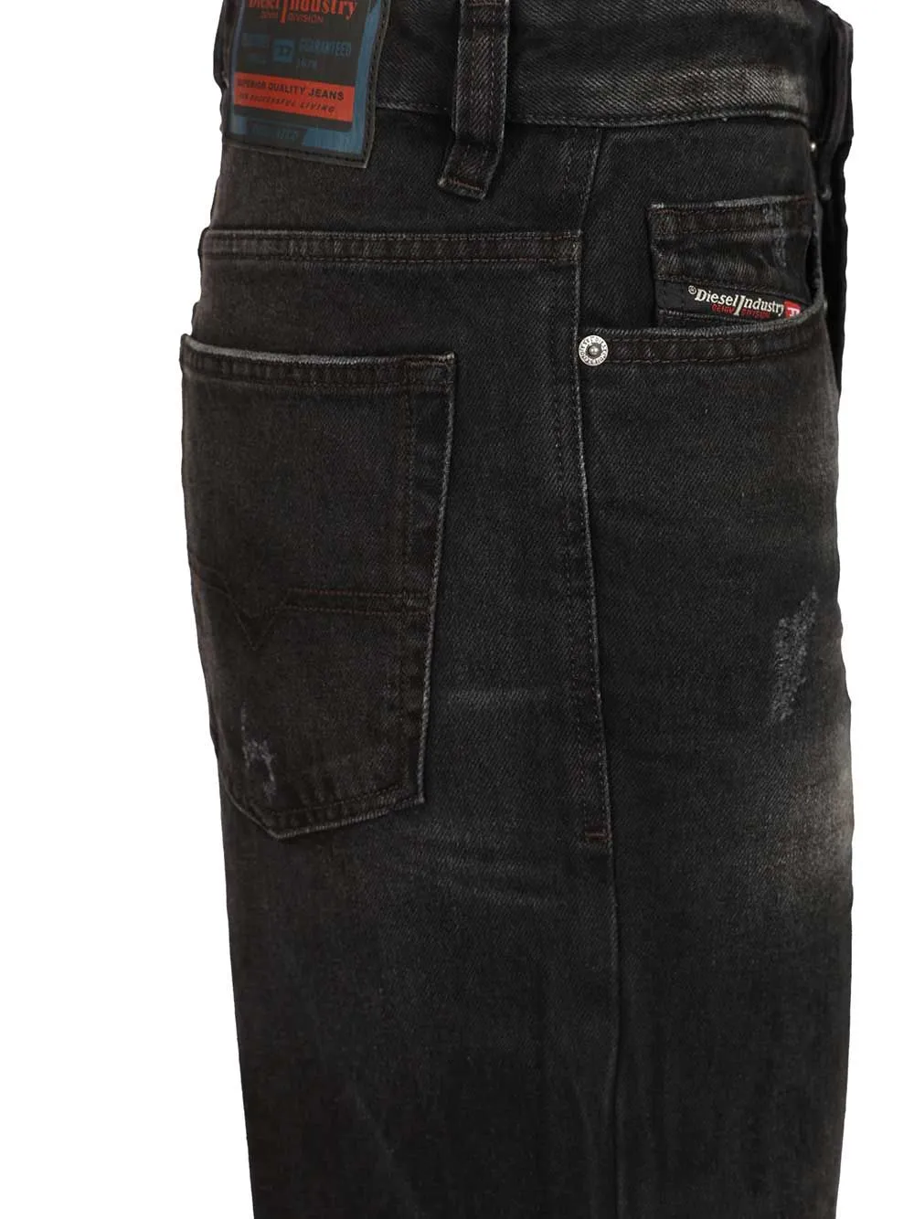 Diesel Wide Leg Denim Jeans