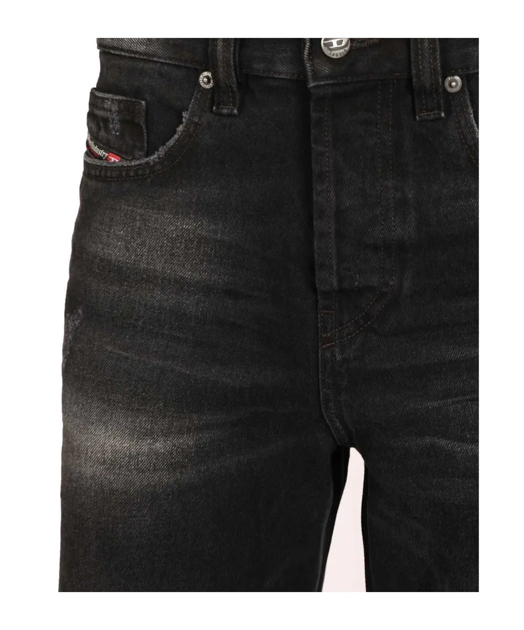 Diesel Wide Leg Denim Jeans