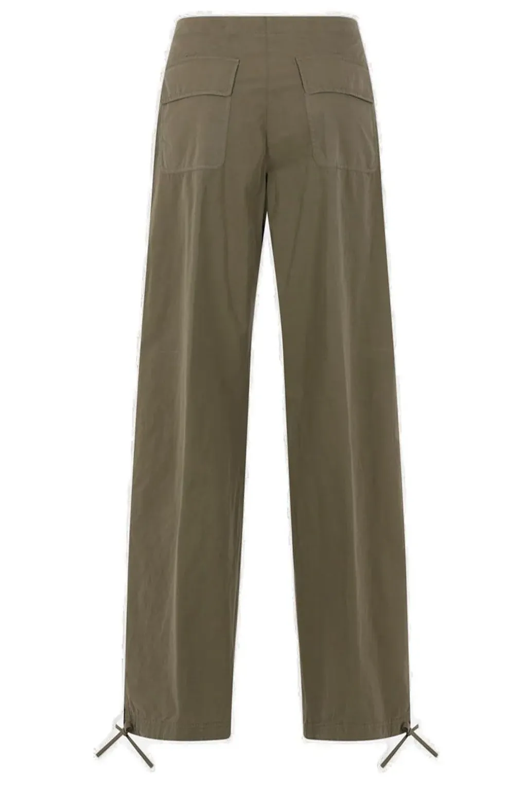 Aspesi Straight-Leg Drawstring Trousers