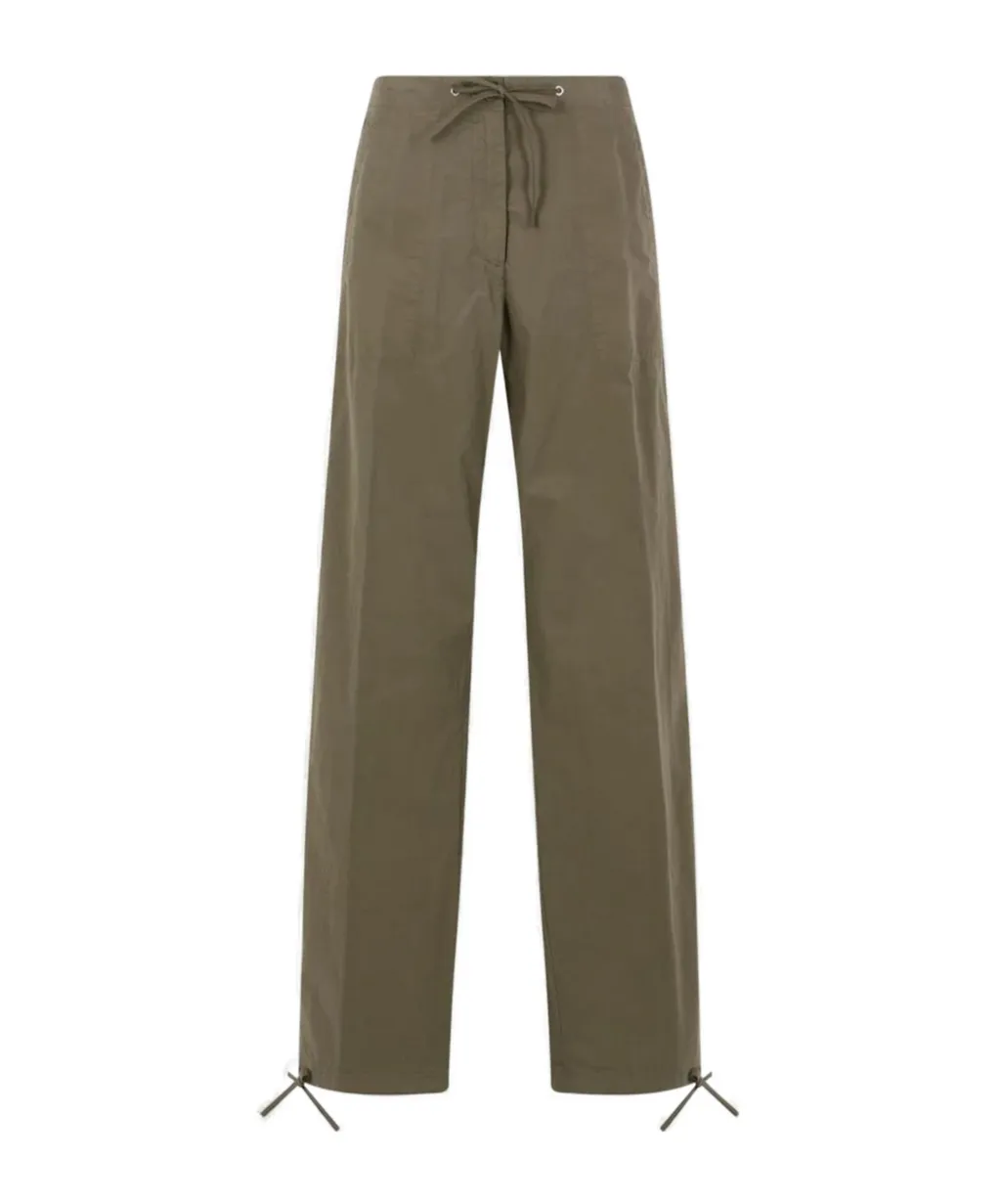 Aspesi Straight-Leg Drawstring Trousers