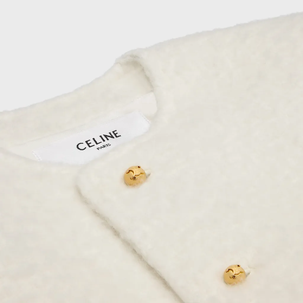 Icone Jacket In Cashmere And Wool Natté
