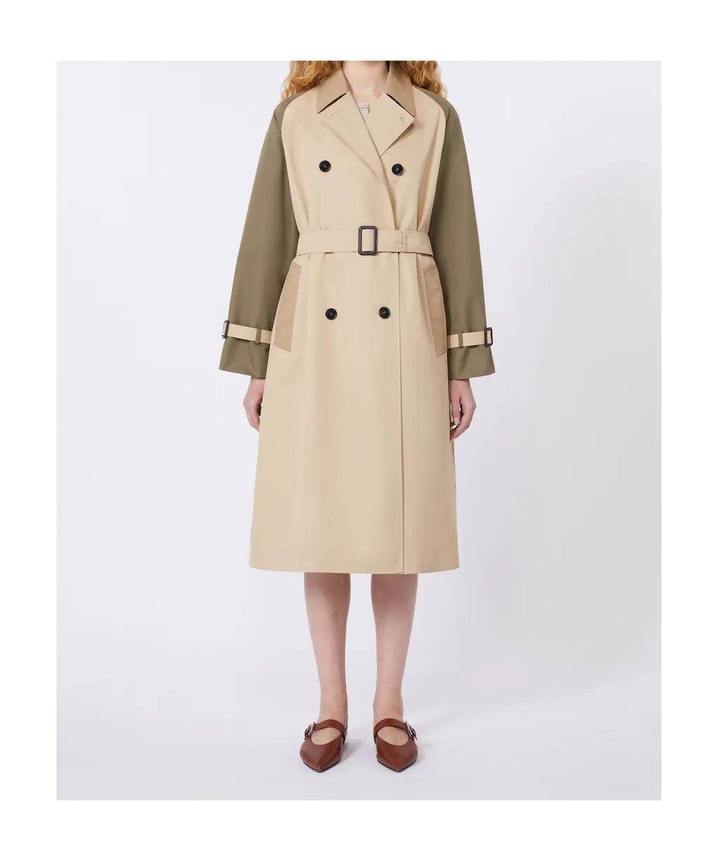 Long-Sleeved Trench Coat