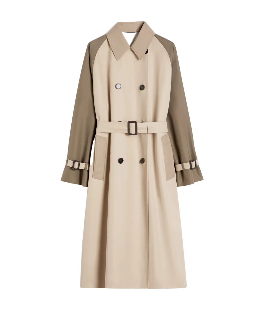 Long-Sleeved Trench Coat