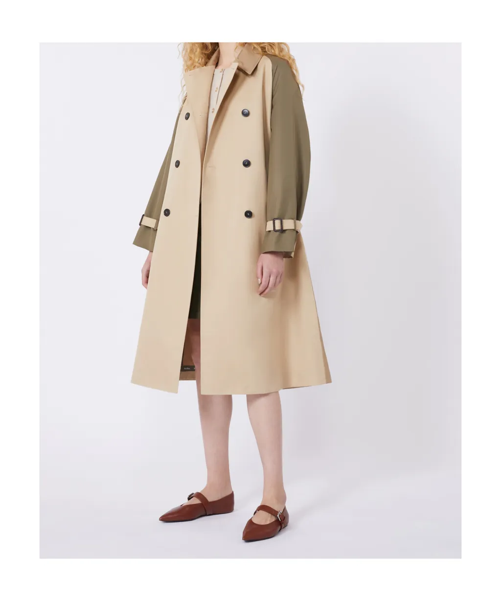 Long-Sleeved Trench Coat