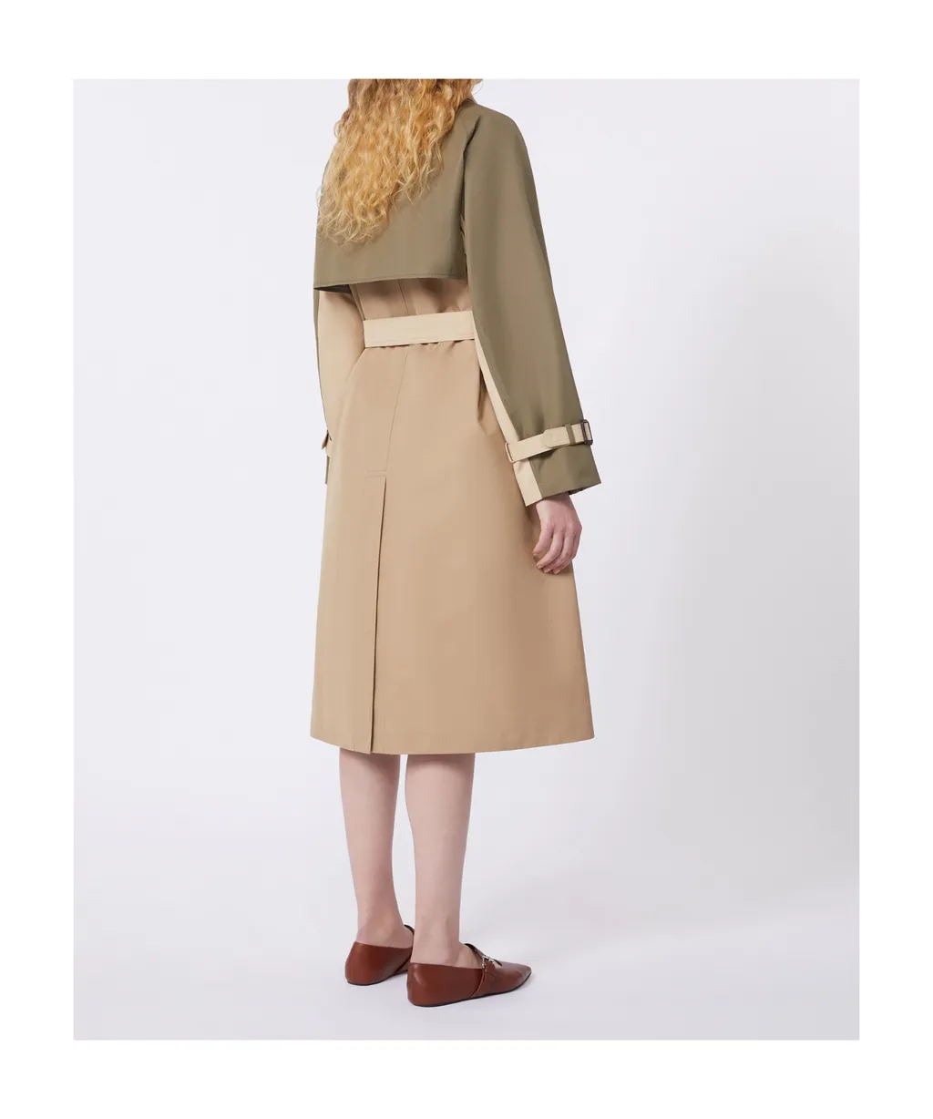 Long-Sleeved Trench Coat