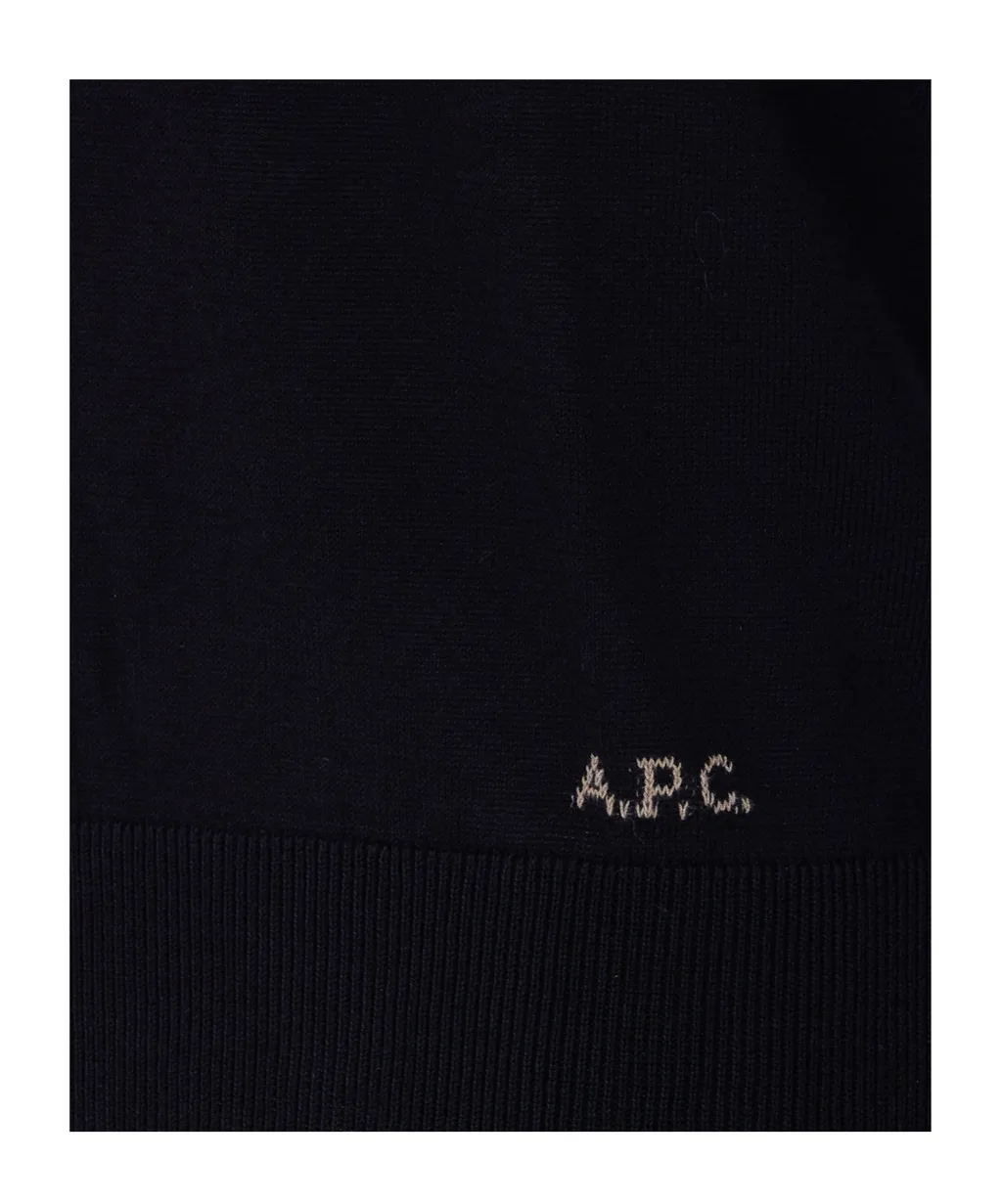 A.P.C. Logo Intarsia Jumper