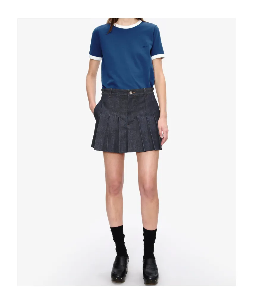 A.P.C. Pleated Mini Skirt