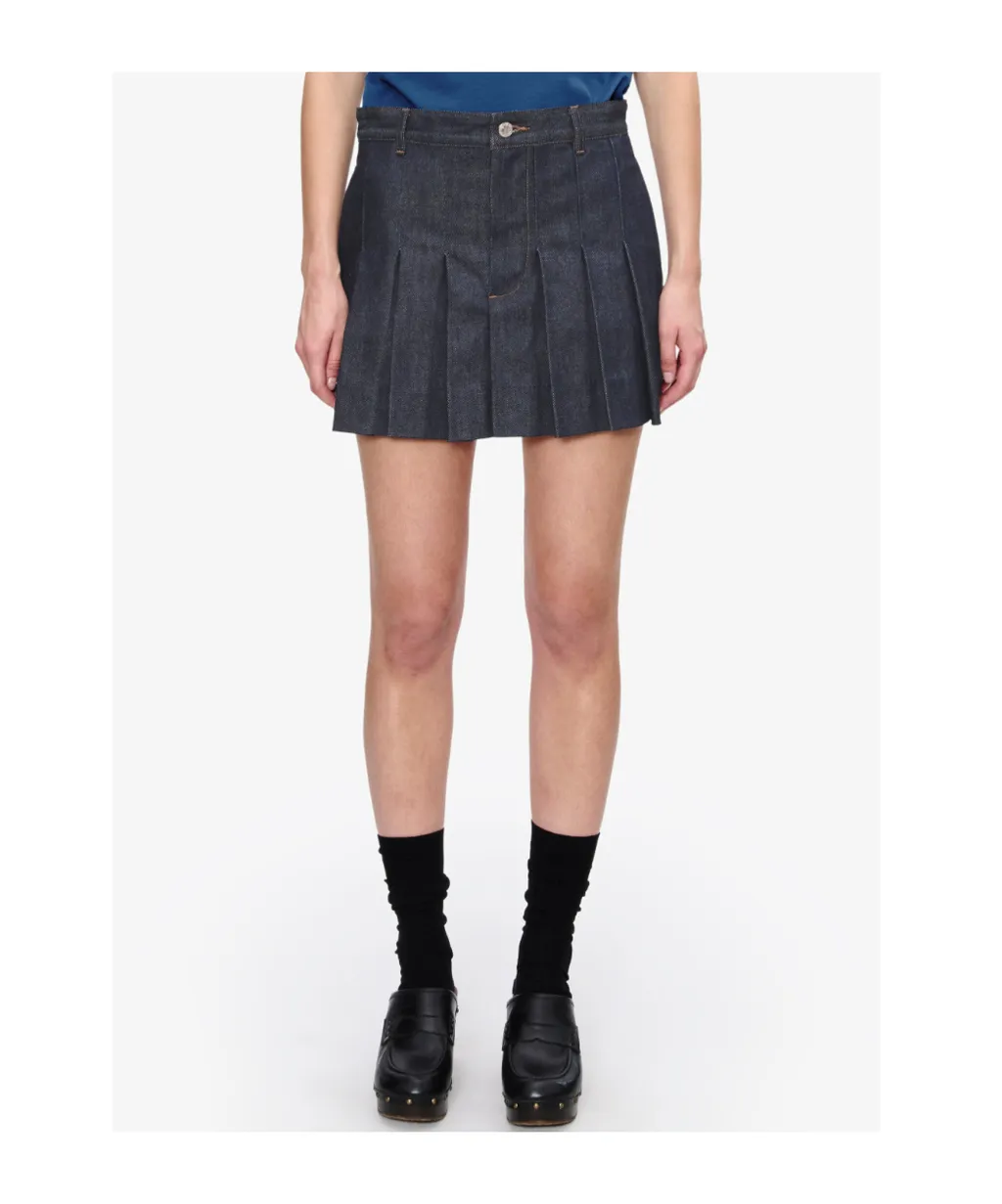 A.P.C. Pleated Mini Skirt