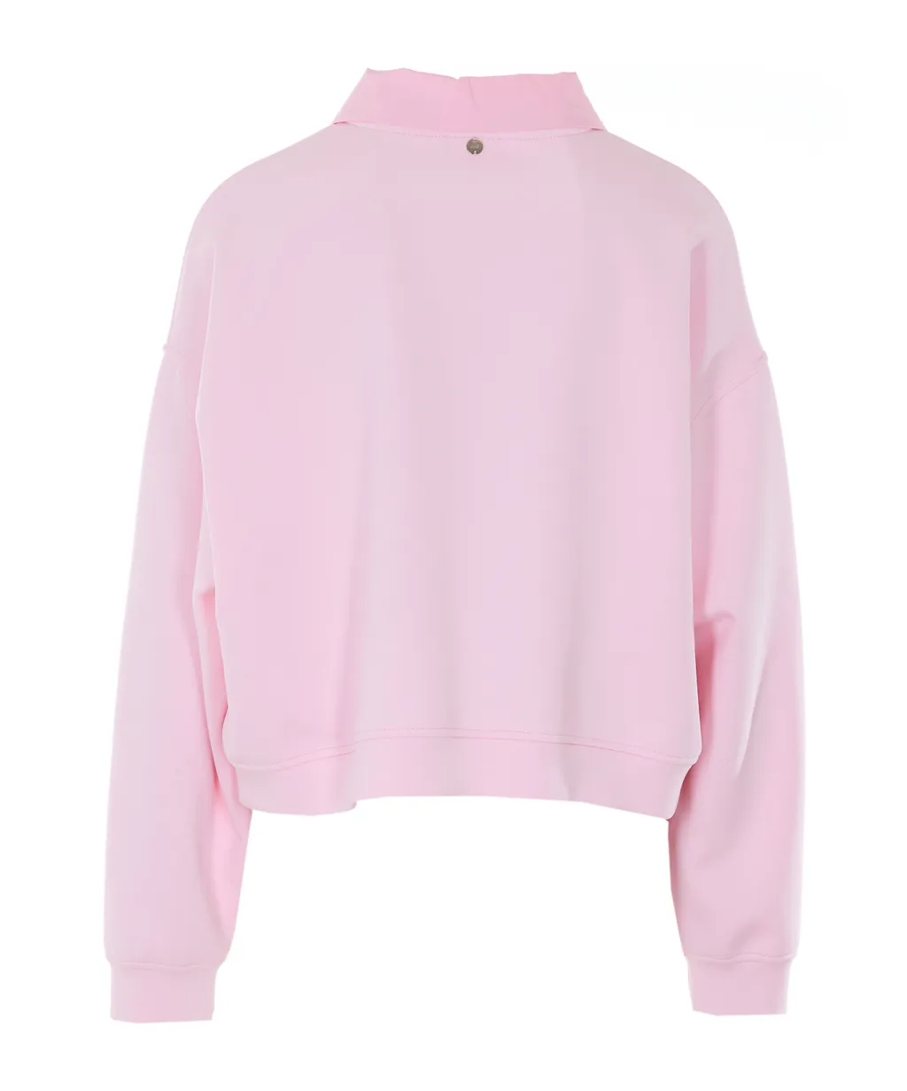 Liu Jo Embellished Neck Sweatshirt