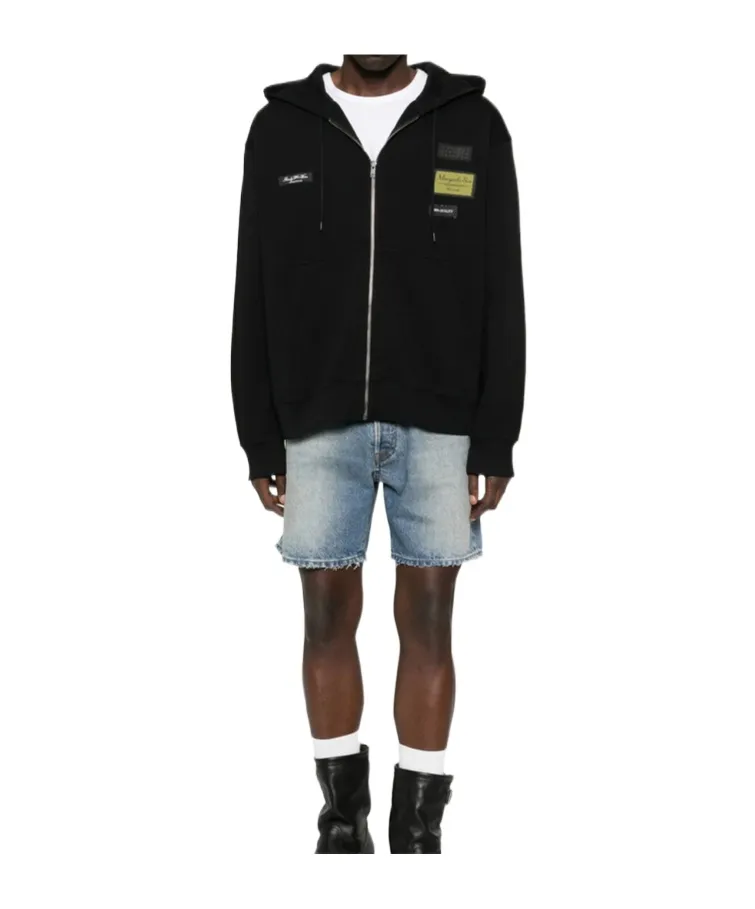 Mm6 Maison Margiela Logo Patch Hoodie