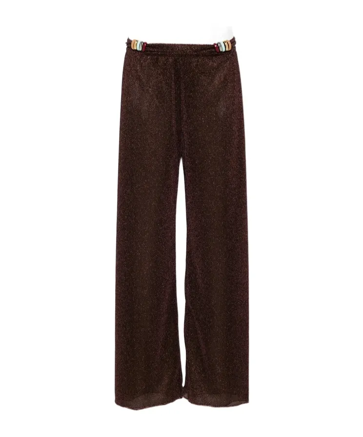 OsÉRee Beaded Detailed Cut Out Trousers