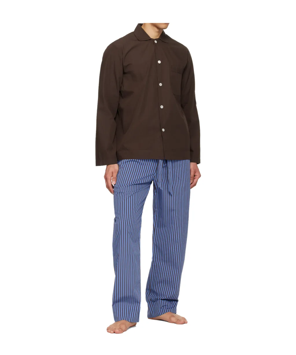 Drawstring Striped Pajama Pants