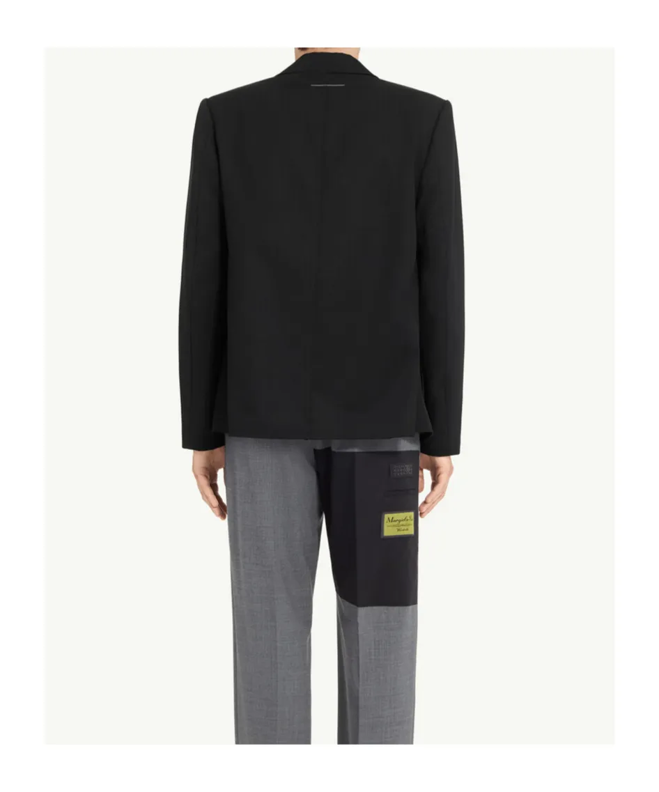 Frayed-Hem Shirt Jacket