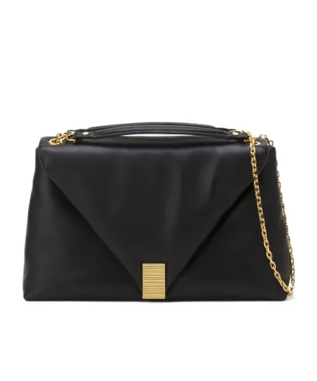 Flap-Front Shoulder Bag