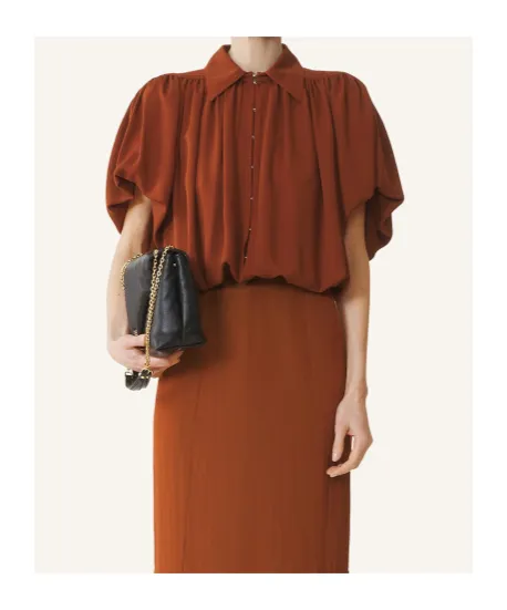 Flap-Front Shoulder Bag