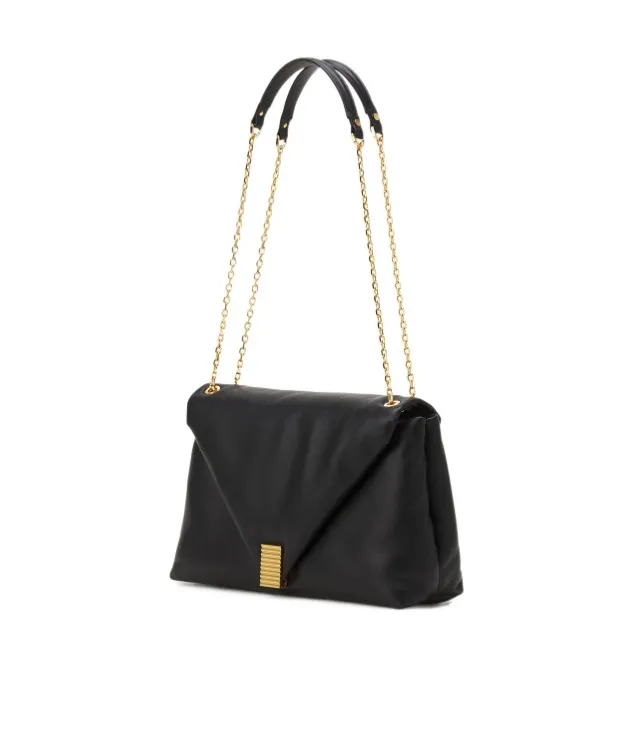 Flap-Front Shoulder Bag