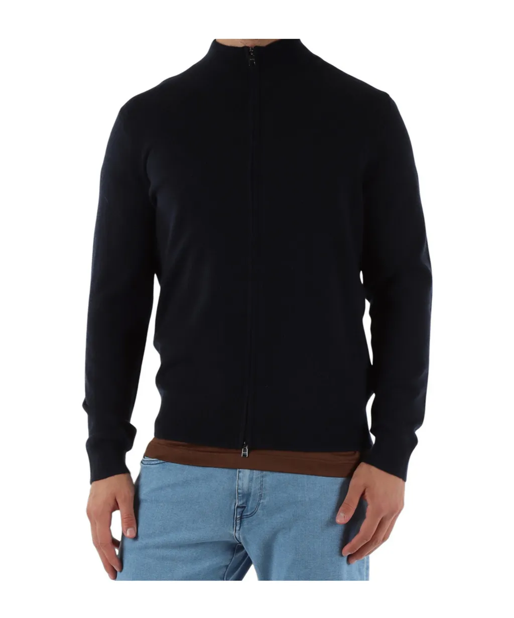 Boss Hugo Boss Hevoluto Zip-Up High Neck Cardigan