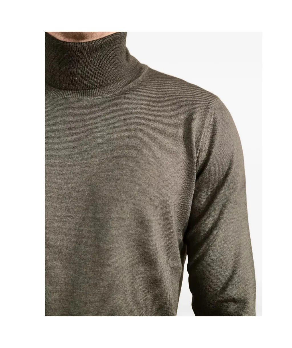 Roll-Neck Knitted Sweater