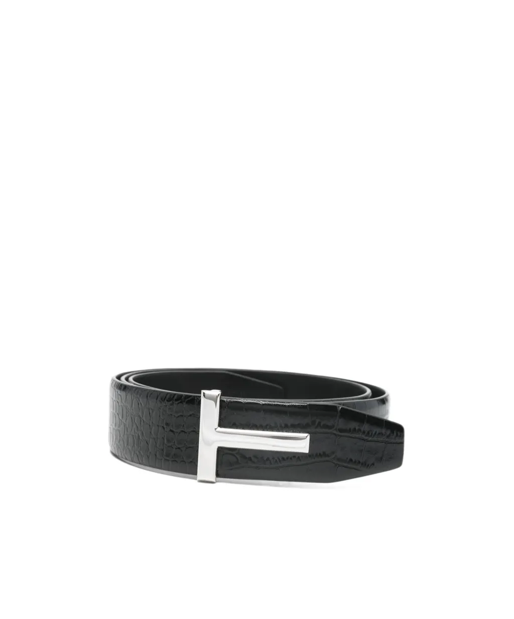 Tom Ford Embossed Reversible Belt