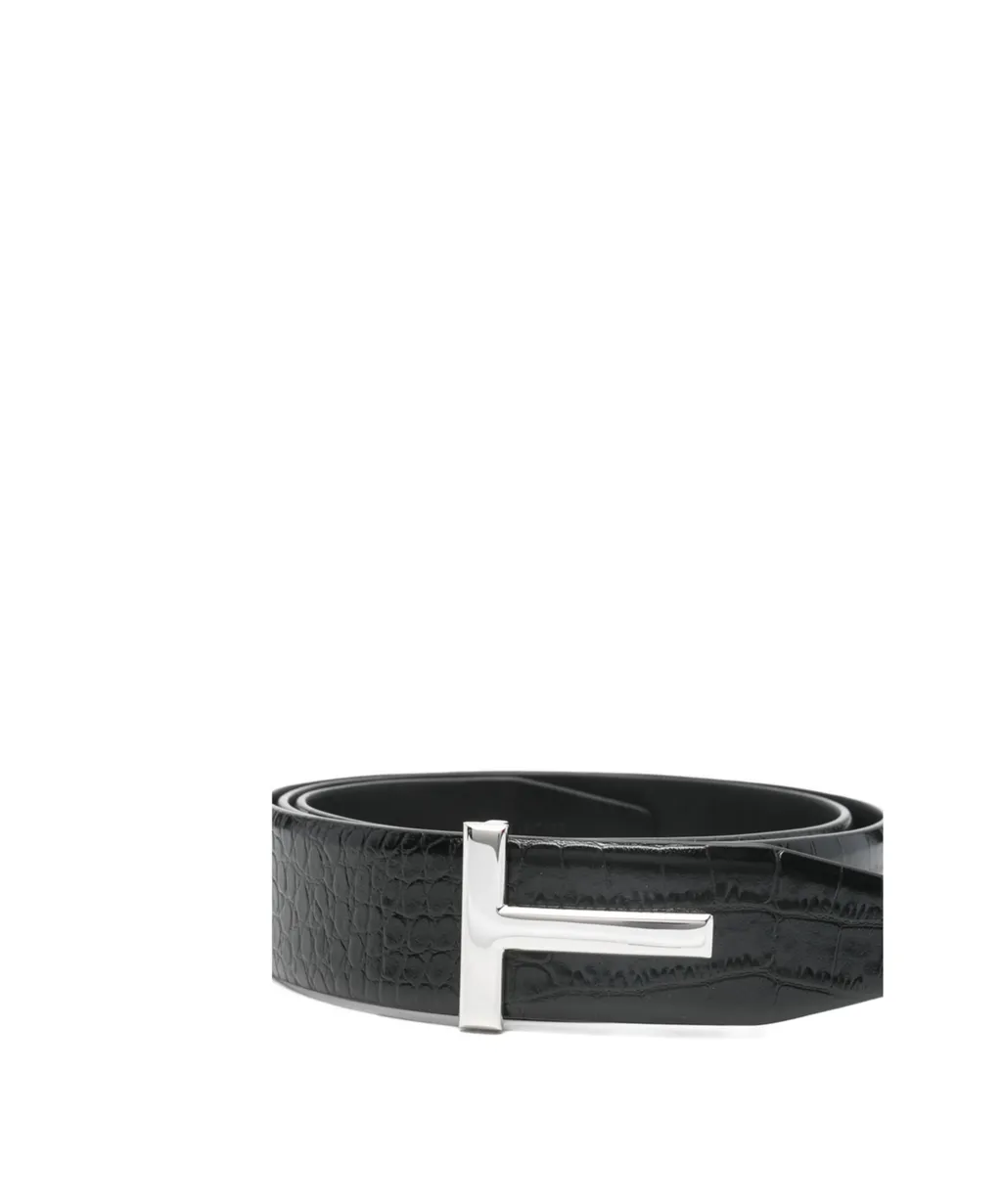 Tom Ford Embossed Reversible Belt