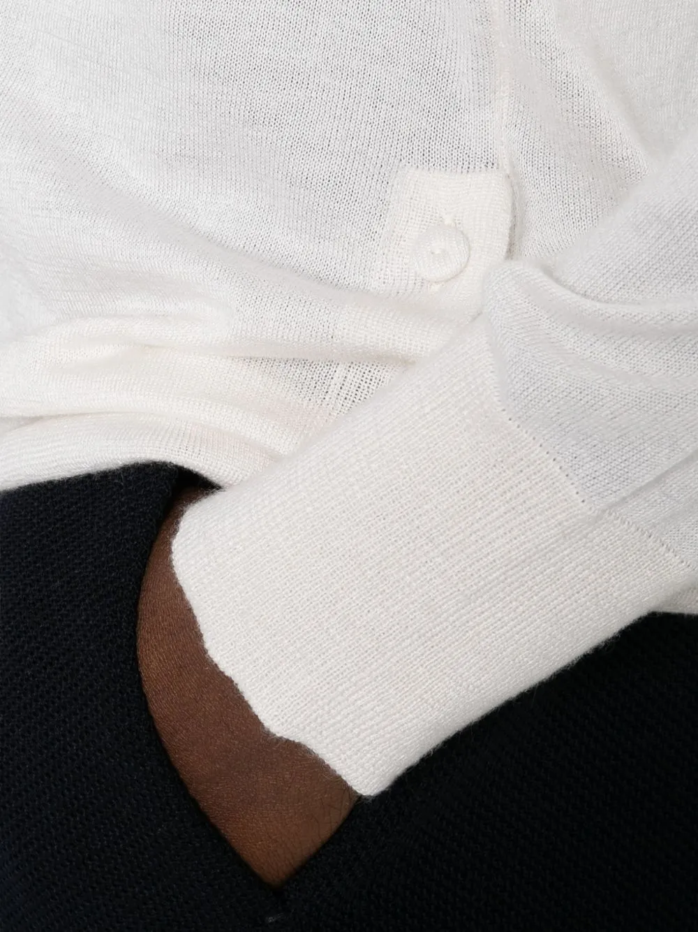 Long-Sleeved Knitted Shirt