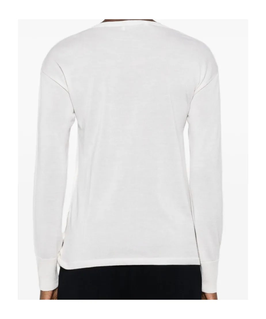 Long-Sleeved Knitted Shirt