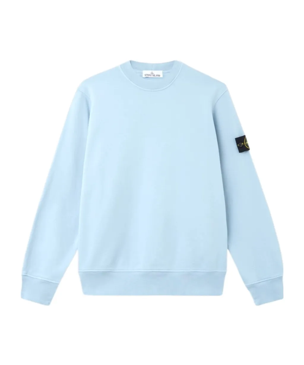 Stone Island Logo Patch Crewneck Sweatshirt