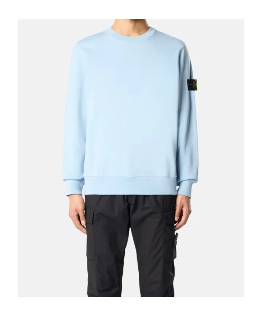 Stone Island Logo Patch Crewneck Sweatshirt
