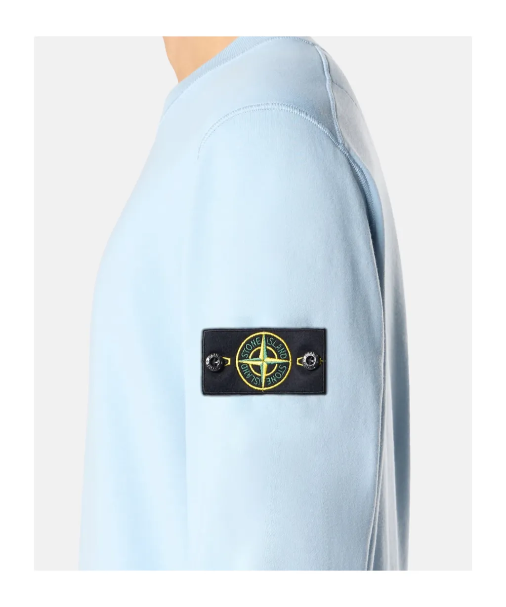 Stone Island Logo Patch Crewneck Sweatshirt