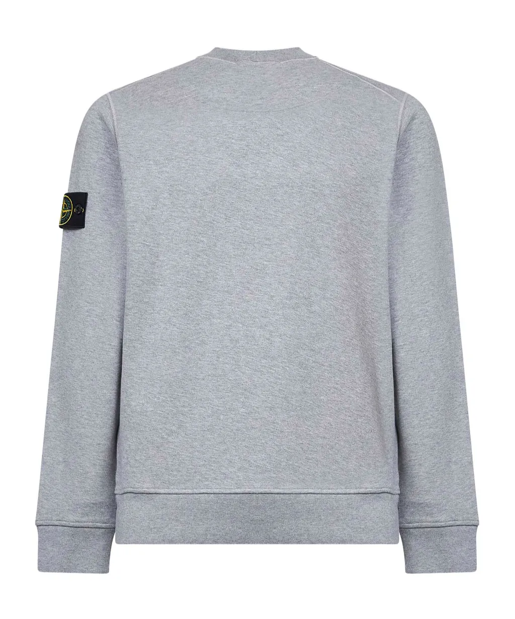 Badge-Detail Crew-Neck Sweatshirt