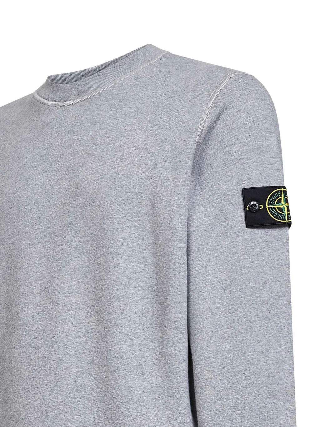 Badge-Detail Crew-Neck Sweatshirt