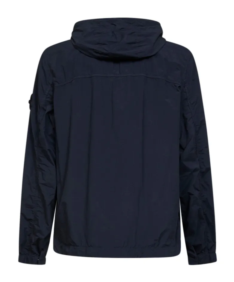 Stone Island Logo Patch Zip-Up Jacket